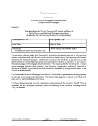 Form HUD11717-II Appendix IV-20 Prospectus Gnma II Single-Family Mortgages