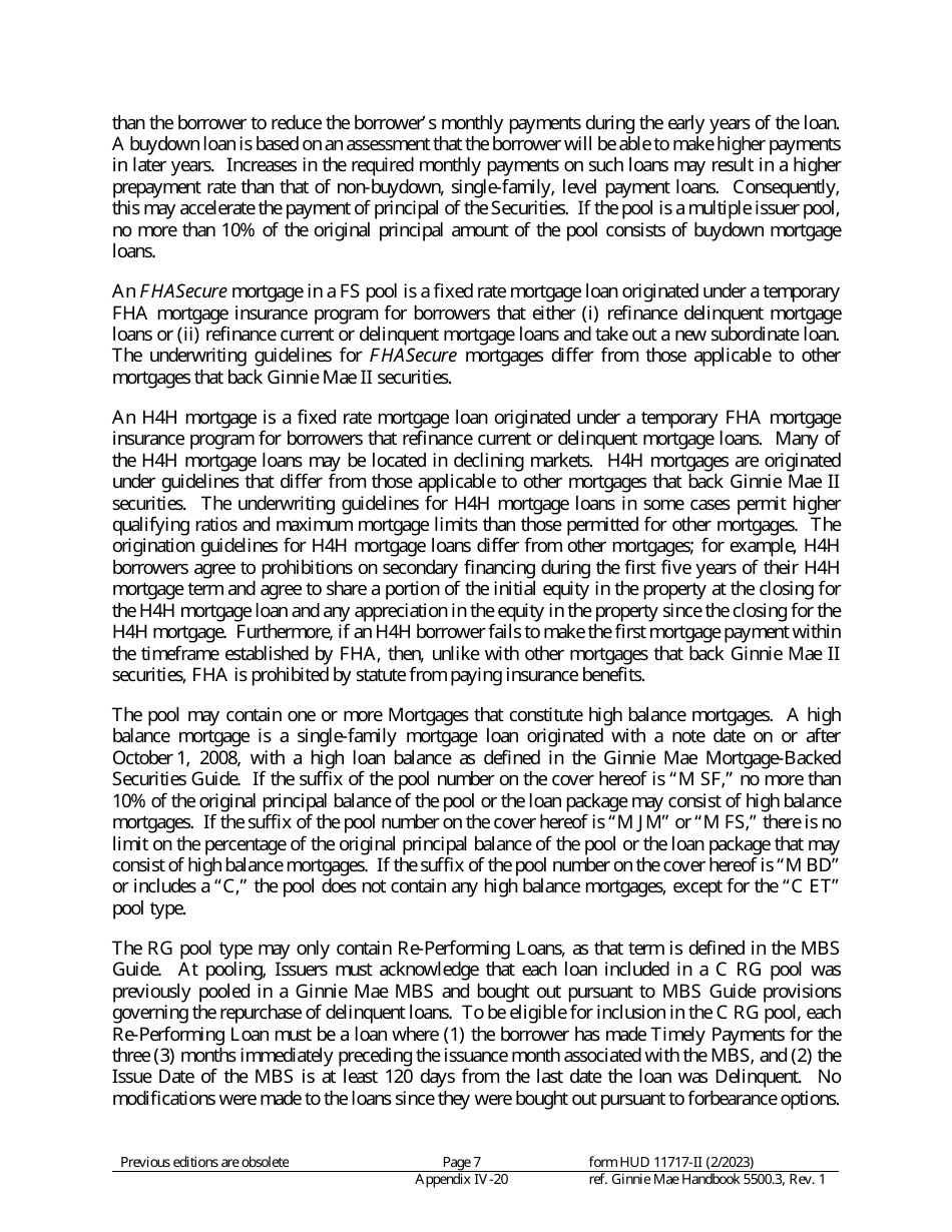 Form HUD11717-II Appendix IV-20 Prospectus Gnma II Single-Family Mortgages, Page 4