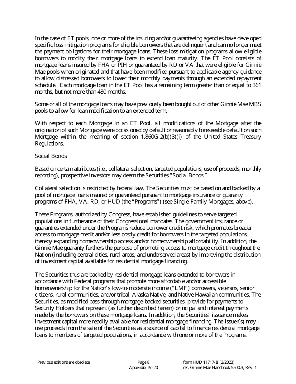 Form HUD11717-II Appendix IV-20 Prospectus Gnma II Single-Family Mortgages, Page 5