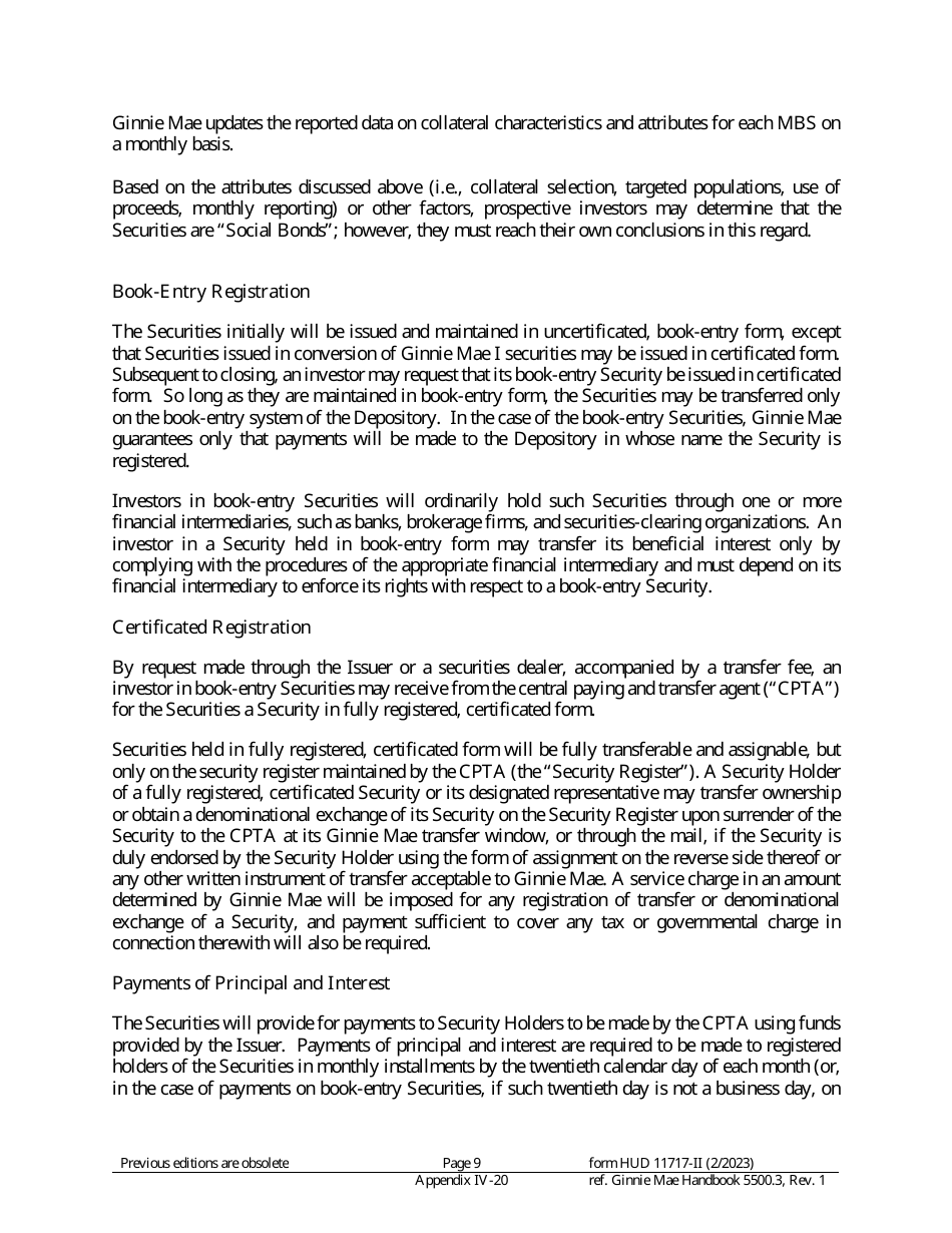 Form HUD11717-II Appendix IV-20 Prospectus Gnma II Single-Family Mortgages, Page 6