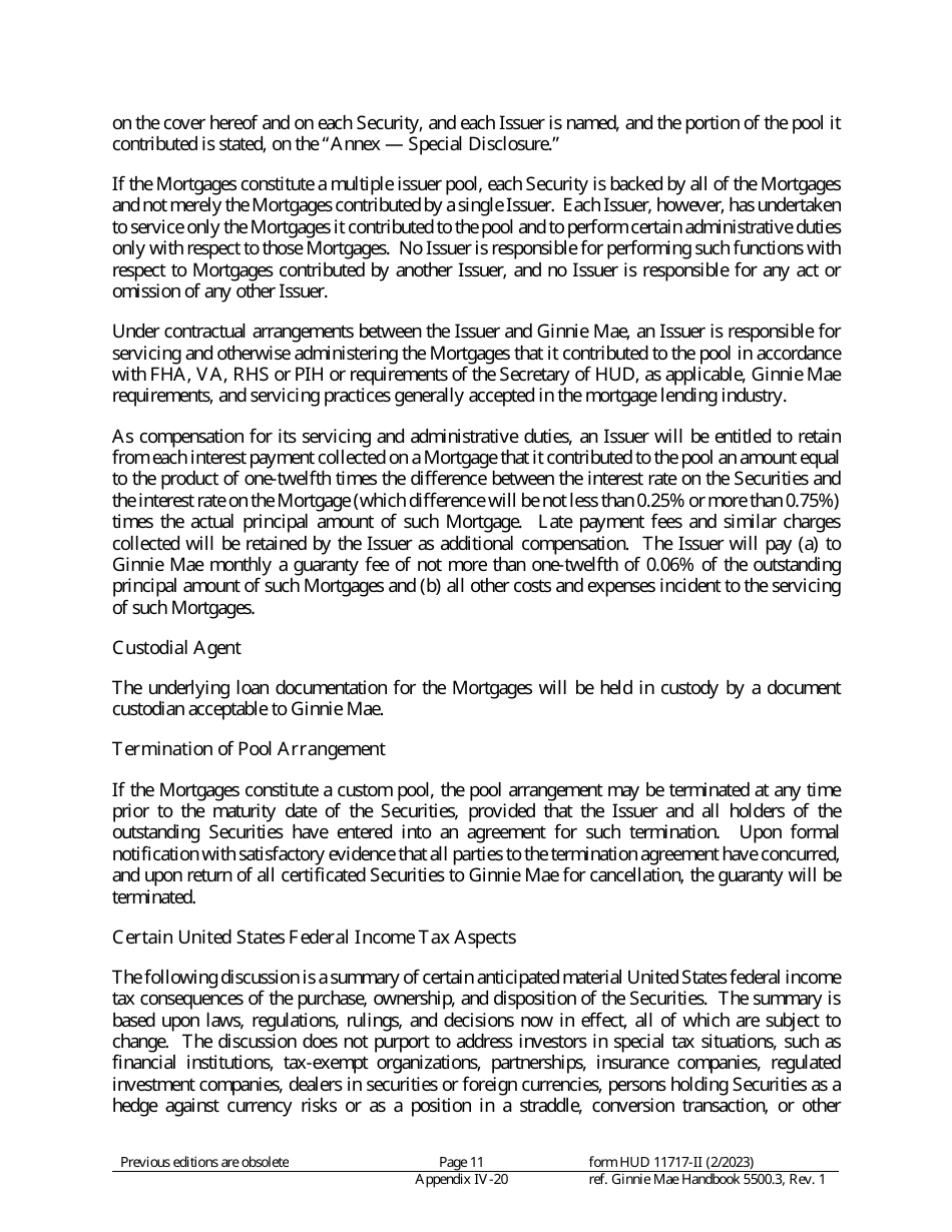 Form HUD11717-II Appendix IV-20 Prospectus Gnma II Single-Family Mortgages, Page 8
