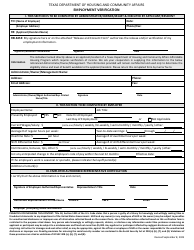 Document preview: Employment Verification - Texas