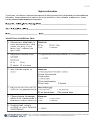 Homeless Veteran Registry Release of Information Form - Minnesota, Page 4