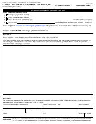 Form DOT ADM-3015C Consulting Service Agreement Under $10,000 - California, Page 8
