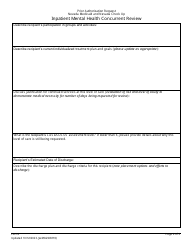 Form FA-14 Inpatient Mental Health Concurrent Review - Nevada, Page 2