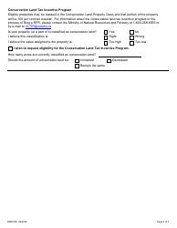Form ARB010E Special Tax Class Form - Ontario, Canada, Page 2