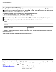 Form ARB003E Late Appeal Request Form - Ontario, Canada, Page 3