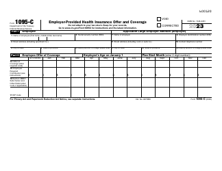 IRS Form 1095-C Employer-Provided Health Insurance Offer and Coverage