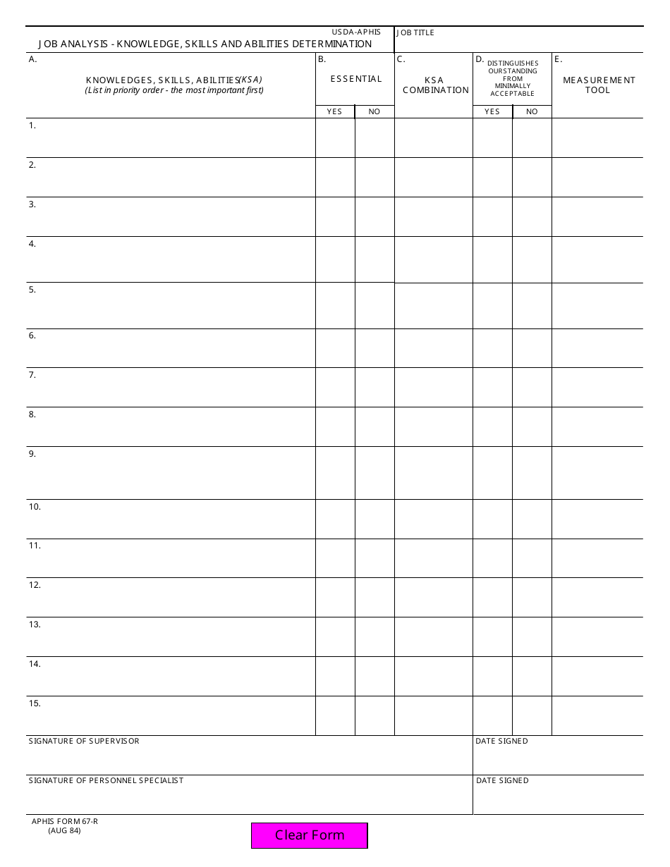 Aphis Form 67-r - Fill Out, Sign Online And Download Fillable Pdf 