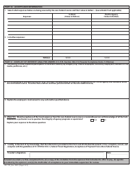 Form AD-1101 Approval and Report of Travel Funds Received From Non-federal Sources, Page 3