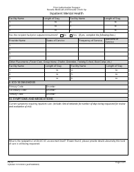 Form FA-12 Inpatient Mental Health - Nevada, Page 2