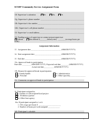 Form ETA-9121 Scsep Community Service Assignment Form - Minnesota, Page 3