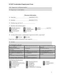 Form ETA-9122 Scsep Unsubsidized Employment Form - Minnesota, Page 3