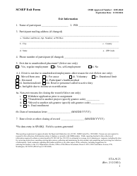 Form ETA-9123 Scsep Exit Form - Minnesota