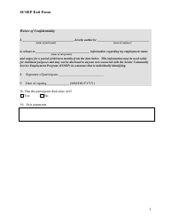 Form ETA-9123 Scsep Exit Form - Minnesota, Page 2