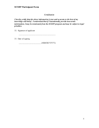 Form ETA-9120 Scsep Participant Form - Minnesota, Page 4