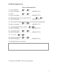 Form ETA-9120 Scsep Participant Form - Minnesota, Page 8