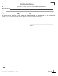 DWC-AD Form 101 Request for Summary Rating Determination of Qualified Medical Evaluator&#039;s Report - California, Page 4