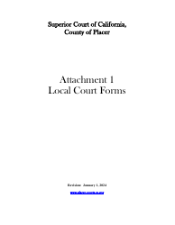 Document preview: Form PL-FL038 Attachment 1 Family Law Request for Trial Assignment Date - County of Placer, California