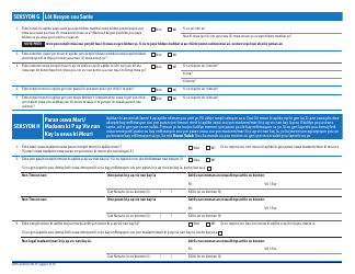 Form DOH-4220 Medicaid Application for Non-magi Eligibility Group - New York (Haitian Creole), Page 14