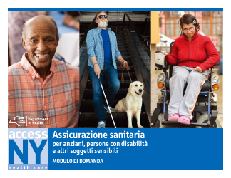 Document preview: Form DOH-4220 Medicaid Application for Non-magi Eligibility Group - New York (Italian)