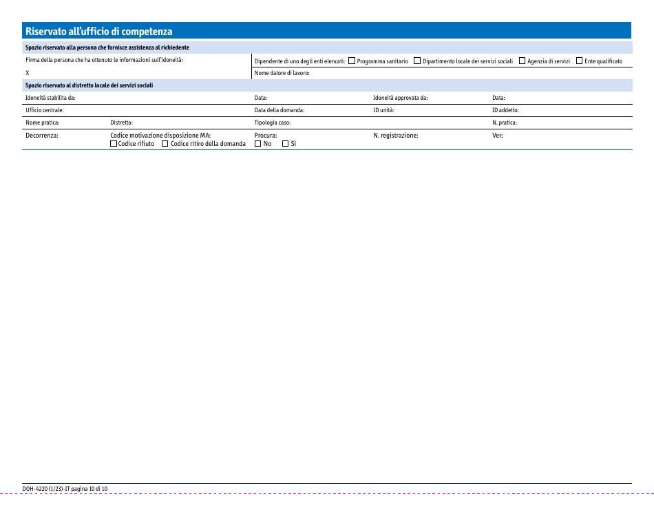 Form DOH-4220 Medicaid Application for Non-magi Eligibility Group - New York (Italian), Page 18