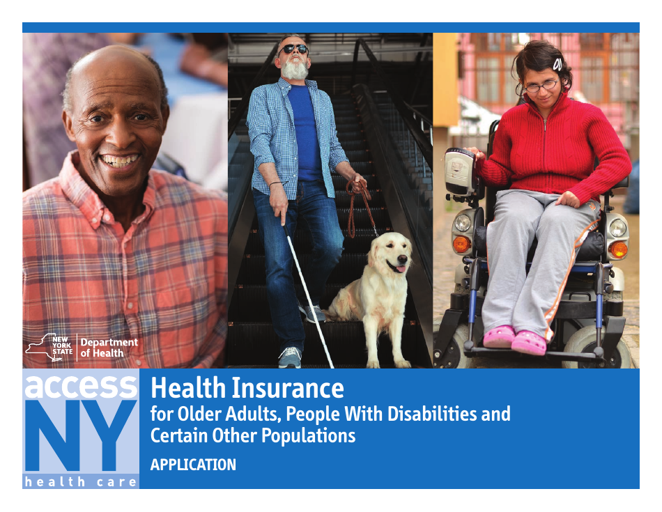 Form DOH-4220 Medicaid Application for Non-magi Eligibility Group - New York, Page 1
