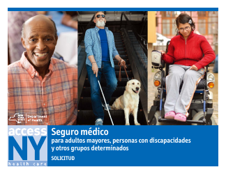 Formulario DOH-4220 Solicitud De Seguro Medico Para Adultos Mayores, Personas Con Discapacidades Y Otros Grupos Determinados - New York (Spanish)