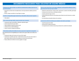 Formulario DOH-4220 Solicitud De Seguro Medico Para Adultos Mayores, Personas Con Discapacidades Y Otros Grupos Determinados - New York (Spanish), Page 8