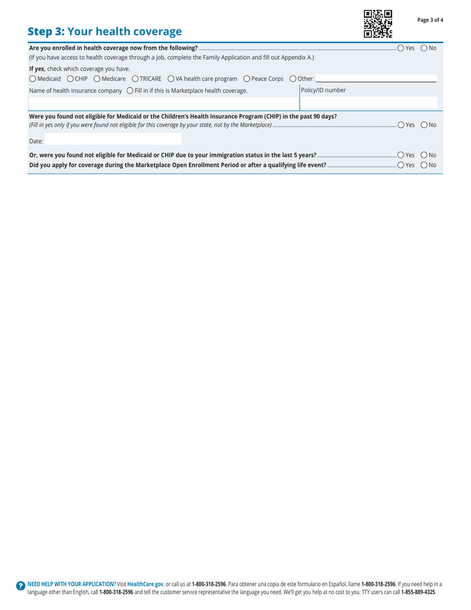 Application For Health Coverage And Help Paying Costs Short Form Fill Out Sign Online And 3174