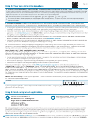 Application for Health Coverage &amp; Help Paying Costs (Short Form), Page 5