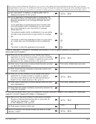Form CMS-43 Application for Hospital Insurance Benefits for Individuals With End Stage Renal Disease, Page 2