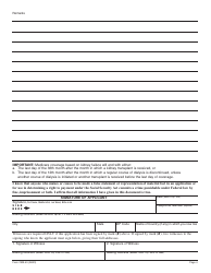 Form CMS-43 Application for Hospital Insurance Benefits for Individuals With End Stage Renal Disease, Page 4