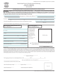 Application for Shop License - Rhode Island, Page 6