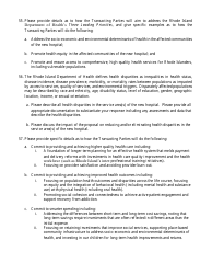 Hospital Conversion or Merger Initial Application - Rhode Island, Page 16