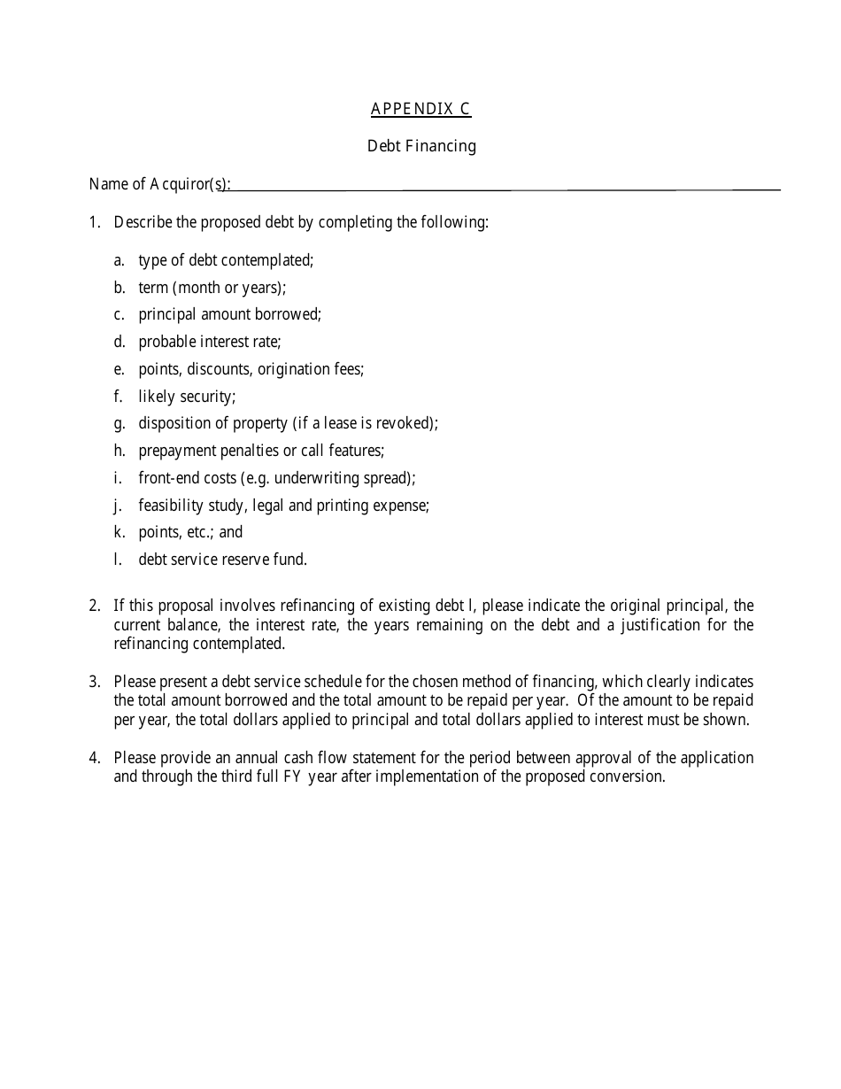 Hospital Conversion or Merger Initial Application - Rhode Island, Page 22