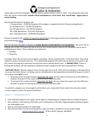 Apprenticeship State Grant Application - Washington, Page 5