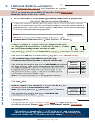 Individual CPA Certificate Renewal - Minnesota, Page 4