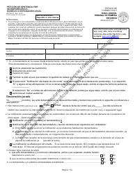 Document preview: Formulario JD-FM-272PT Peticion De Sentencia Por Incomparecencia - Divorcio O Separacion Legal - Connecticut (Spanish)