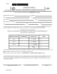 Form L-2047 Six Month Coin-Operated Device Application - South Carolina, Page 2