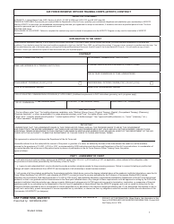 DAF Form 1056 Air Force Reserve Officer Training Corps (AFROTC) Contract