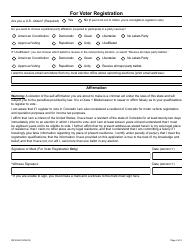Form DR2285 Change of Address - Colorado, Page 2