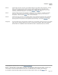 Instructions for Form PC-1 Articles of Incorporation for a Professional Corporation - Hawaii, Page 2