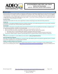 Document preview: Engineering Review Section - Notice of Transfer - 4.01 Gp - Sewage Collection System - Arizona