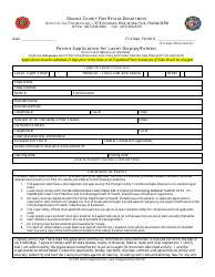 Permit Application for Laser Display/Exhibit - Orange County, Florida, Page 4