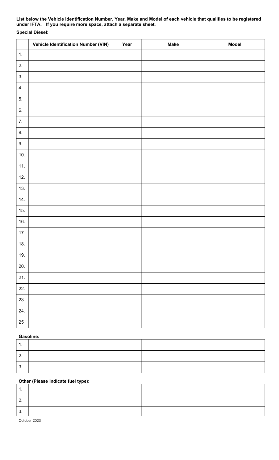 Application for International Fuel Tax Agreement (Ifta) Licence - Prince Edward Island, Canada, Page 2