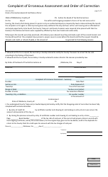 OSAI Form 348 Complaint of Erroneous Assessment and Order of Correction - Oklahoma, Page 2