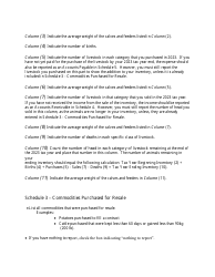 Instructions for Supplemental Forms - Pei Agristability Program - Prince Edward Island, Canada, Page 7