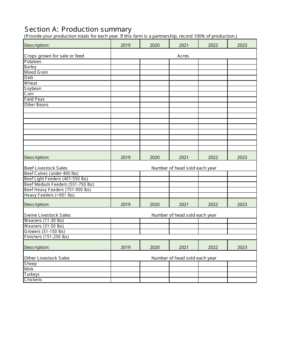 Enrolment Request Form - Pei Agristability Program - Prince Edward Island, Canada, Page 2