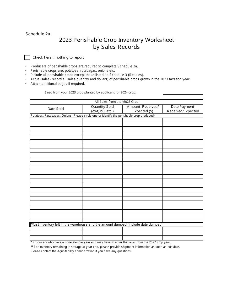 Pei Agristability Program Supplemental Forms - Prince Edward Island, Canada, Page 4